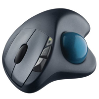 Souris ergonomique sans fil rechargeable avec trackball- Logitech