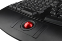 Wireless Ergonomic Trackball Keyboard - Integrated Trackball