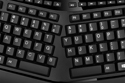 Wireless Ergonomic Trackball Keyboard - Splayed Layout