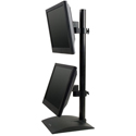 Flat Panel Stand with Pivot and Tilt - side view