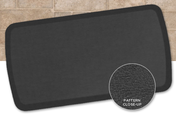 GelPro Comfort Kitchen Mat Elite Vintage Leather Slate Fatigue 20 in. x 36 in.